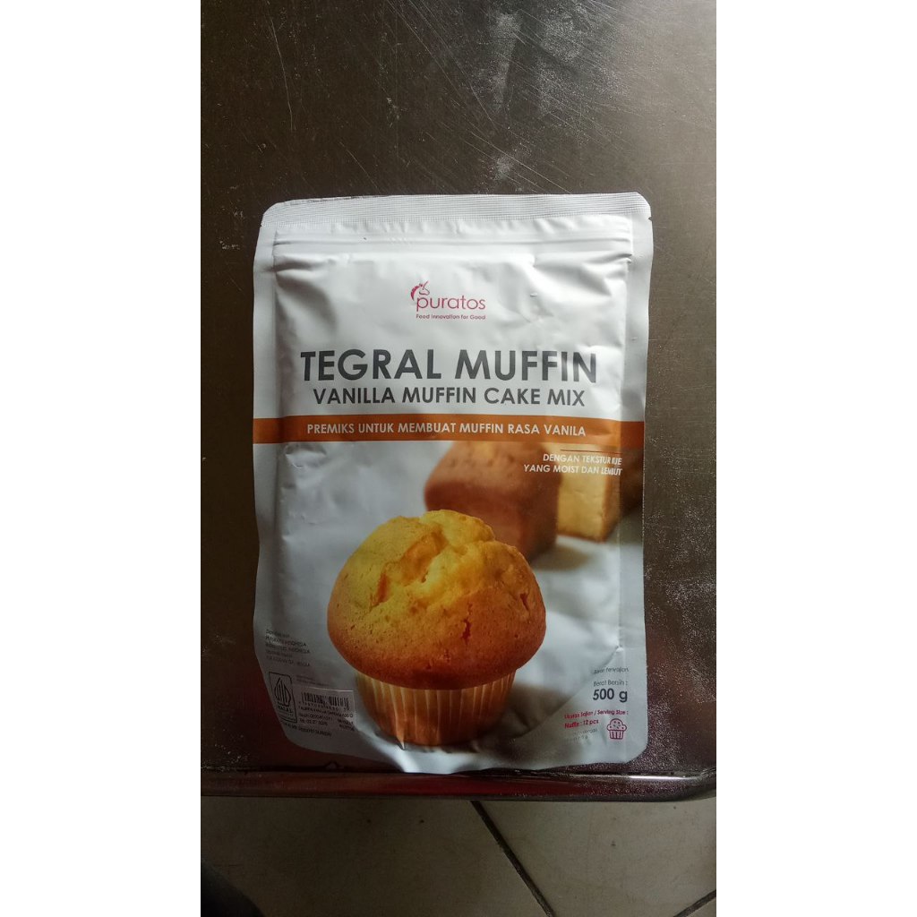 

Puratos Tegral Muffin Vanilla Muffin Cake Mix Premiks untuk Membuat Muffin Rasa Vanila Kemasan 500g TBK Melly