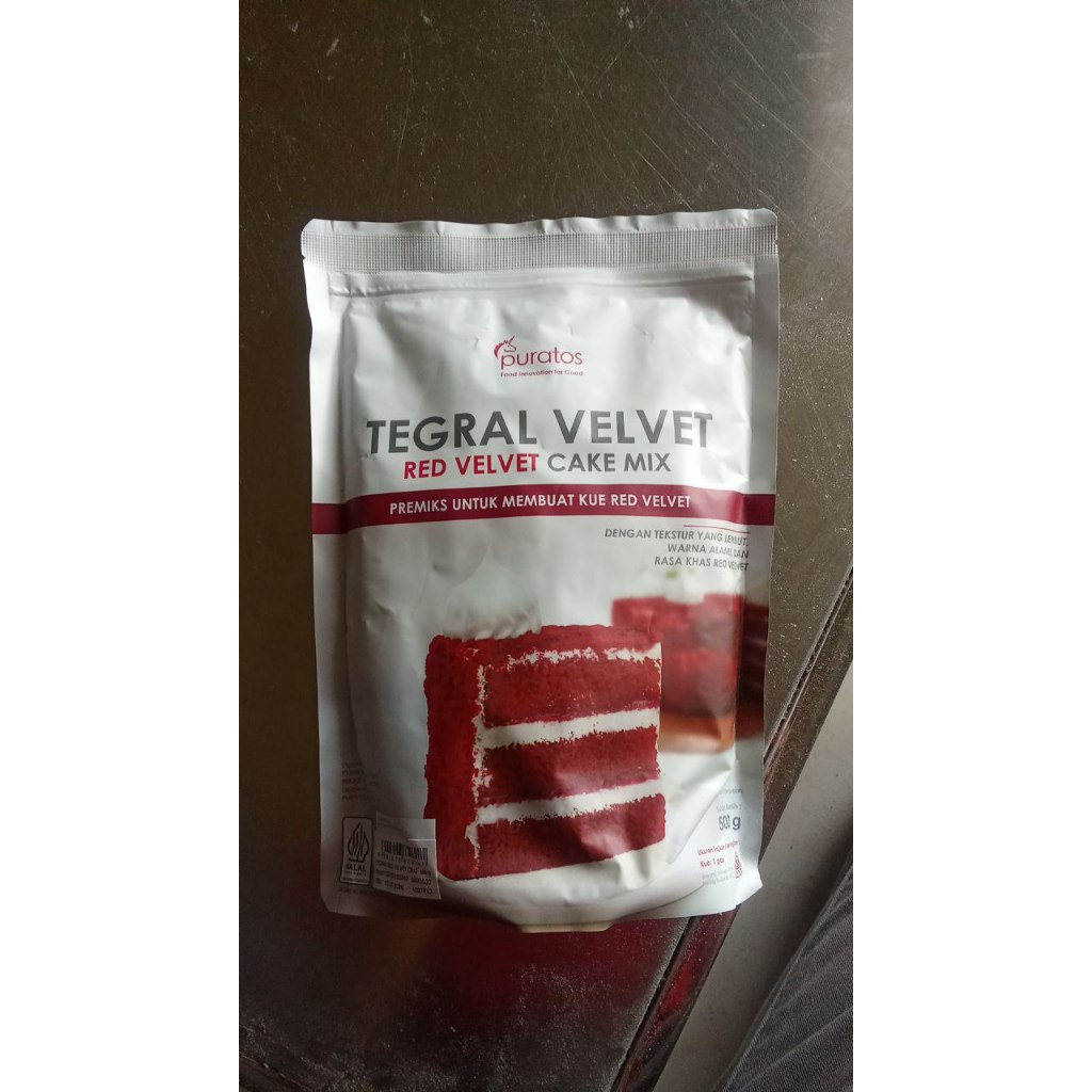 

Puratos Tegral Velvet Red Velvet Redvelvet Cake Mix Premiks untuk Membuat Kue Red Velvet Kemasan 500g TBK Melly