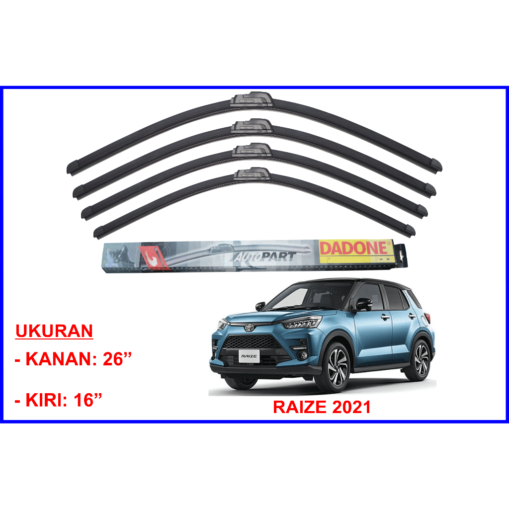 WIPER BANANA TOYOTA RAIZE 2021
