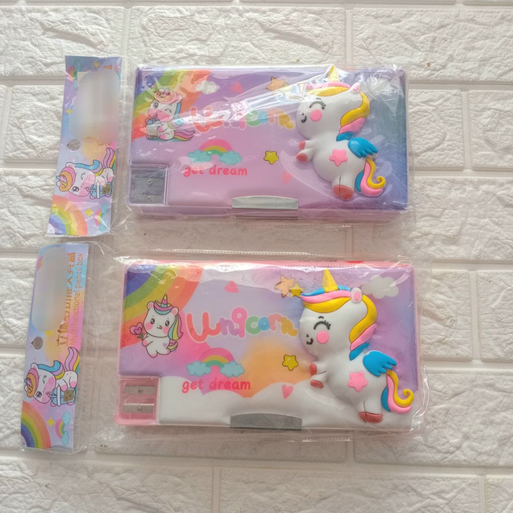 

INDAH JAYA STORE | KOTAK PENSIL ALAT TULIS MAGNET RAUTAN UNICORN