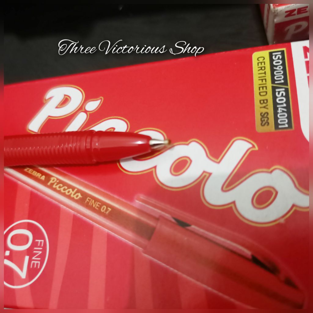 

Original ZEBRA Piccolo Fine 0,7mm pulpen pena bolpen MERAH