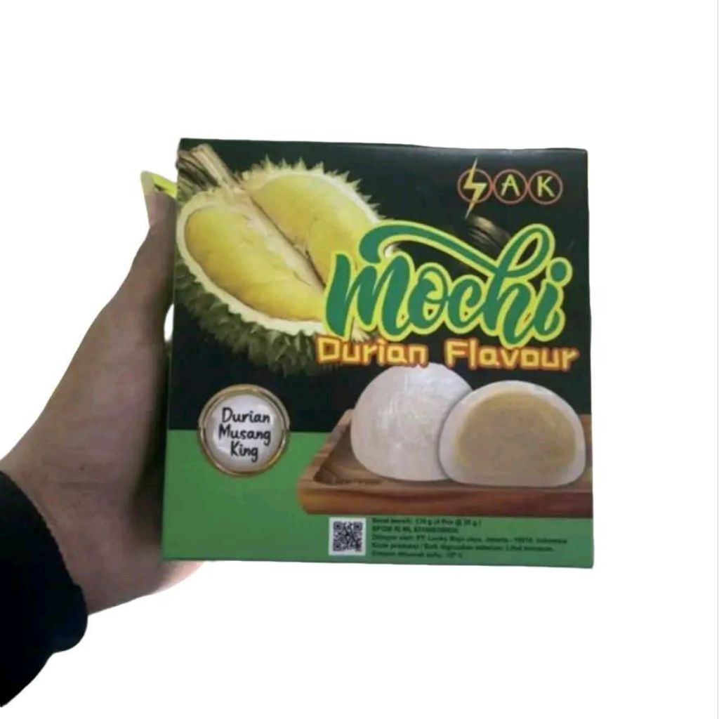 

Mochi durian musang king asli mochi manis rasa durian pack