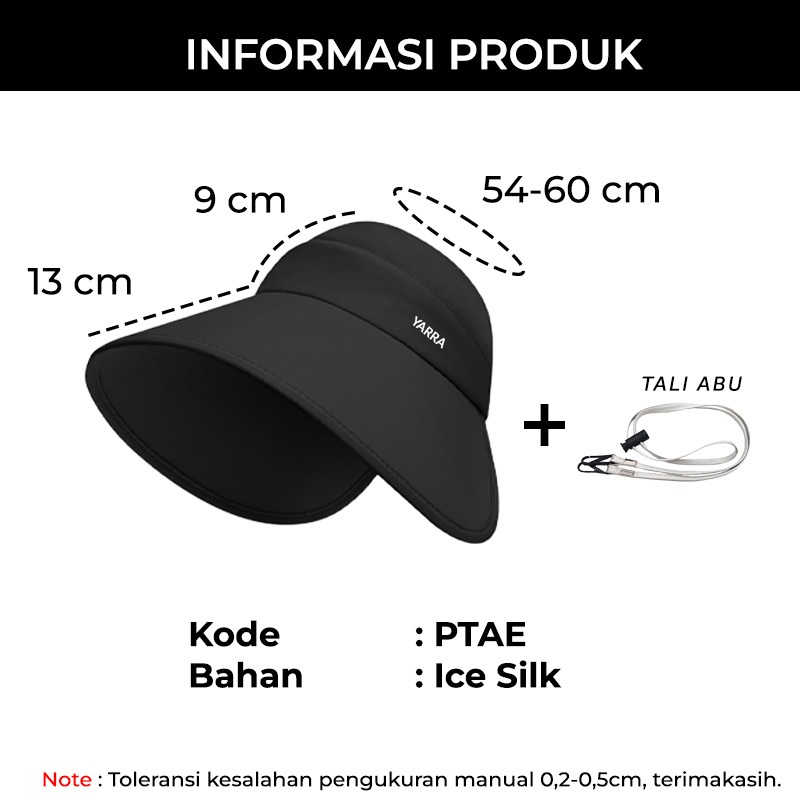 BEST SALE HOT DEALS TOPI HAJI UMROH WANITA BUCKET HAT VISOR LEBAR LIPAT ANTI SINAR UV FASHION HIJAB
