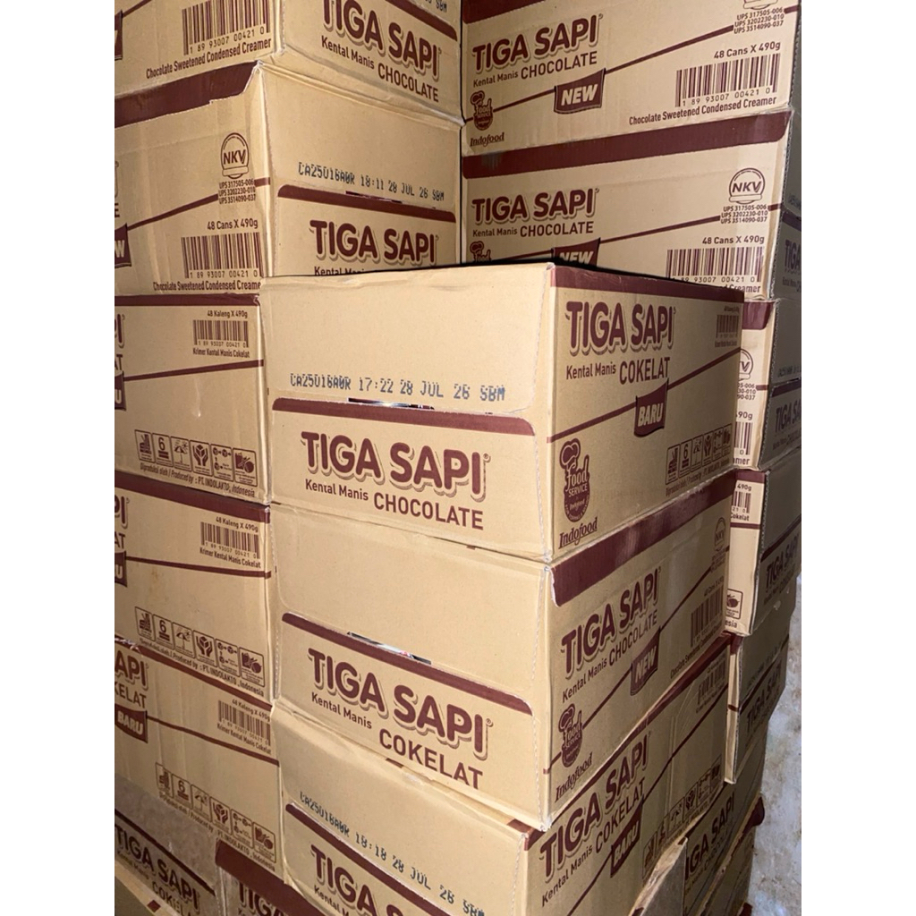 

SUSU 3 SAPI COKLAT 490 gr x 48 kaleng | 1 DUS