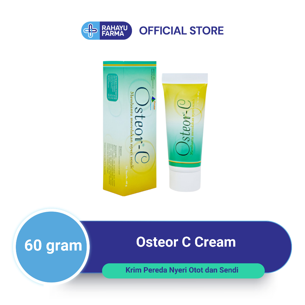 Osteor-C Cream 60gr – Krim Hangat Atasi Nyeri Sendi dan Otot