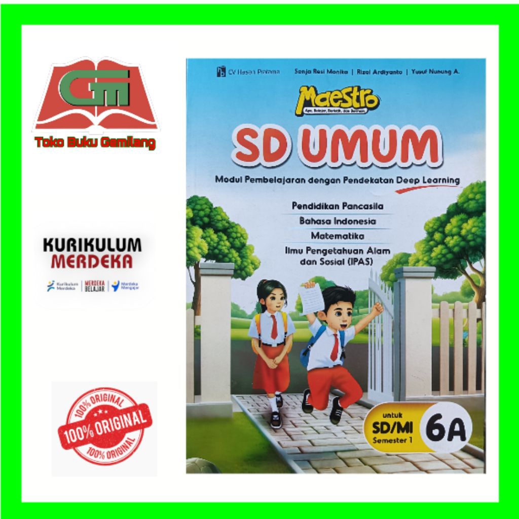 Buku maestro LKS terpadu untuk SD/MI kelas 6 Kurikulum Merdeka