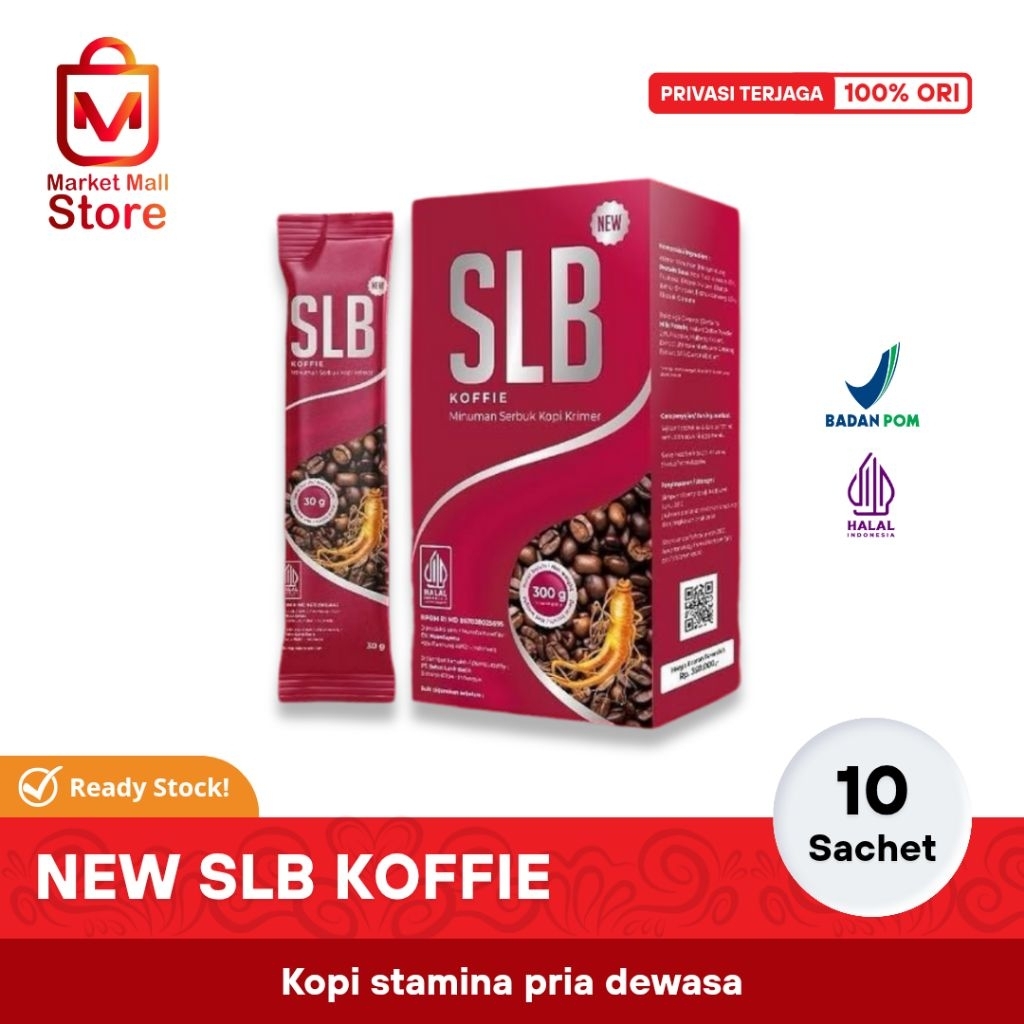NEW SLB Kopi Original 100% Asli 1 Box ( Isi 10 Sachet) Sudah HALAL & BPOM