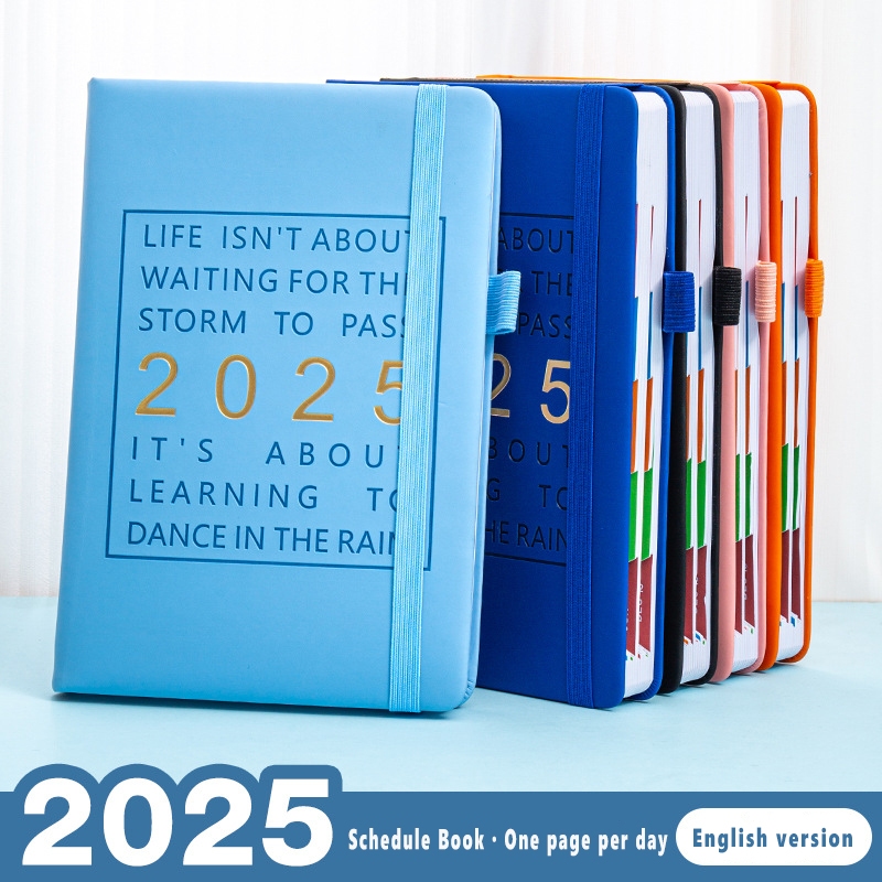 

2025New Calendar, English Calendar, Notebook, Daily Plan, Efficiency Manual, Notebook