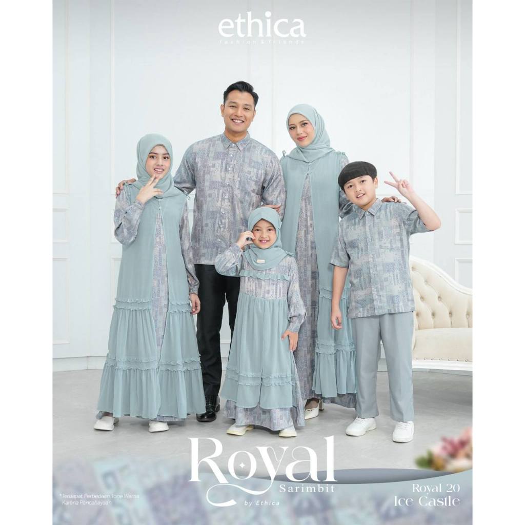 Sarimbit Ethica Royal 20 Ice Castle, Kahfi 319, Kagumi 320, Kahfi Kids 227, Kagumi Kids 168