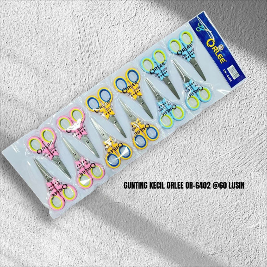 

Gunting renceng 4,5 in/1 Renceng isi 12 pcs /HW 4/ Harga grosir