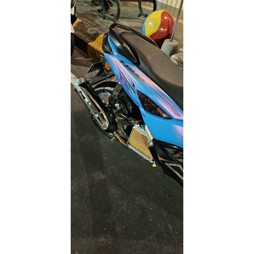 KNALPOT SHIJIRO CITY RUNNER INLET 38 FOR NMAX NEW/AEROX NEW