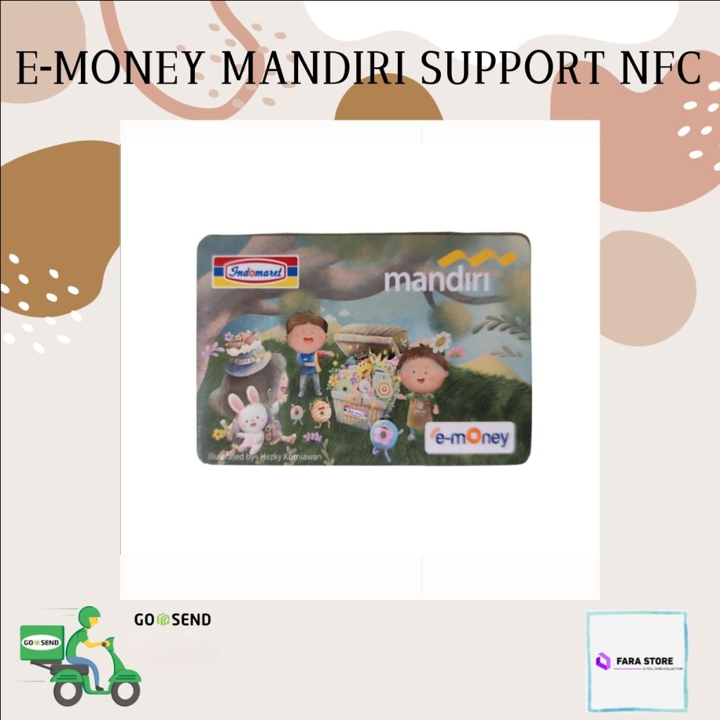 Kartu E-money Mandiri Indomaret/ Mandiri Card/ E-toll Mandiri/ Mandiri Series/ Kartu Mandiri/ E-mone