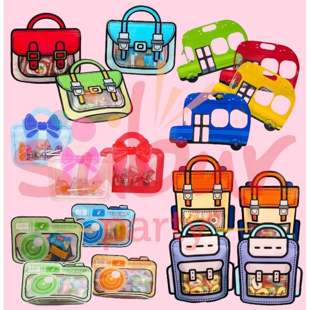 

Plastik Bingkisan Souvenir Ziplock Standing Goodie Bag Hampers Bingkisan Kado Snack Hadiah Zipper