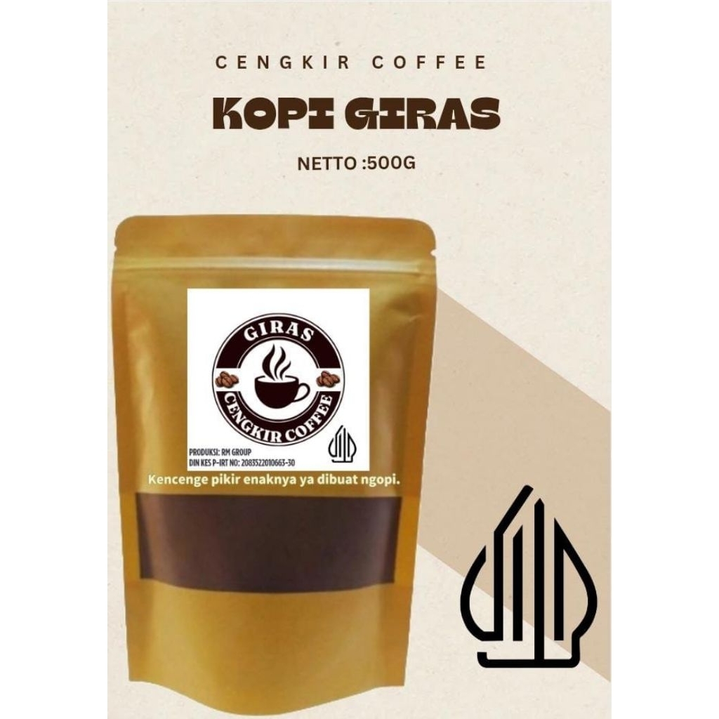 

Kopi Giras Bubuk Robusta Nikmat Dan Rasa Khas Yang Kuat Kemasan 500gram