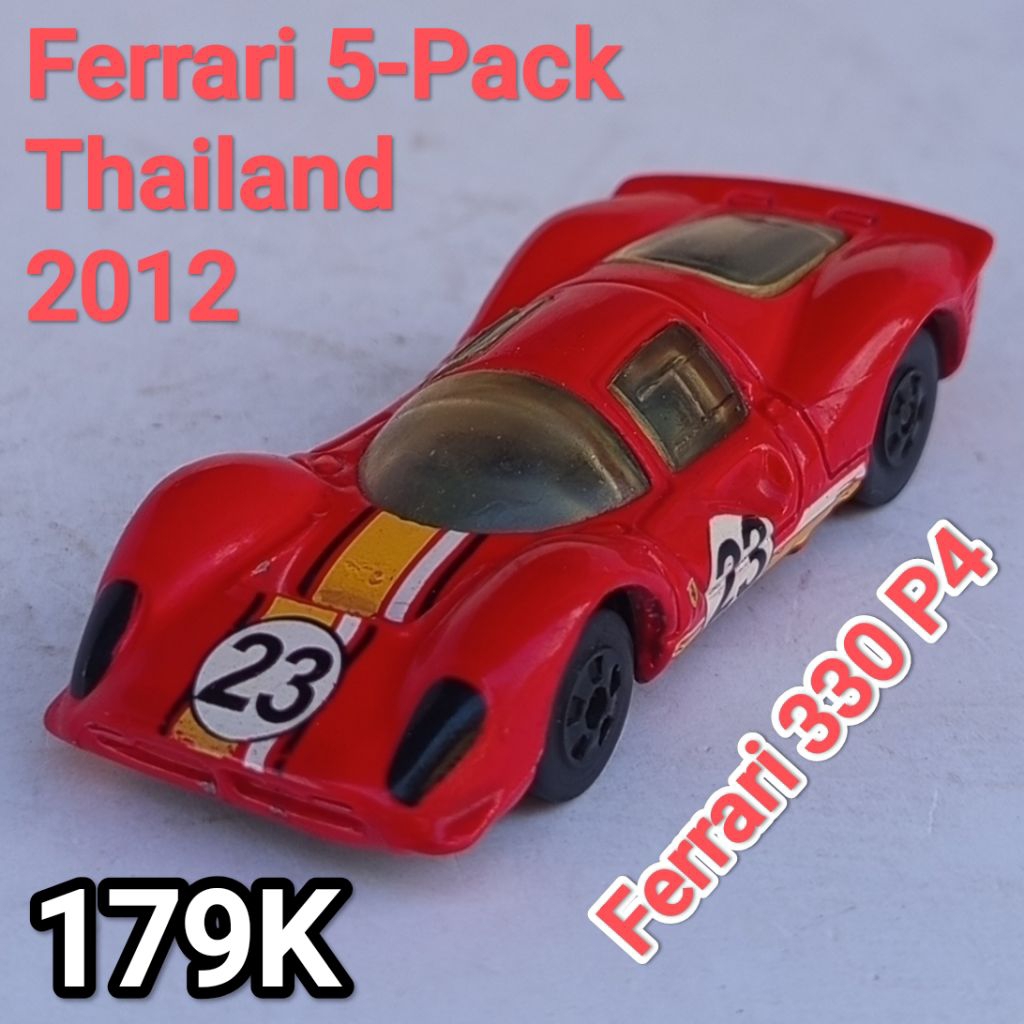 Hot Wheels 5 Pack Ferrari 330 P4 Merah Loose