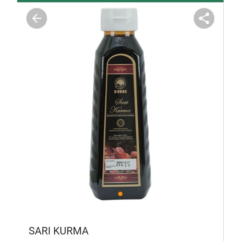 

Original Sari Kurma HPAI HNI