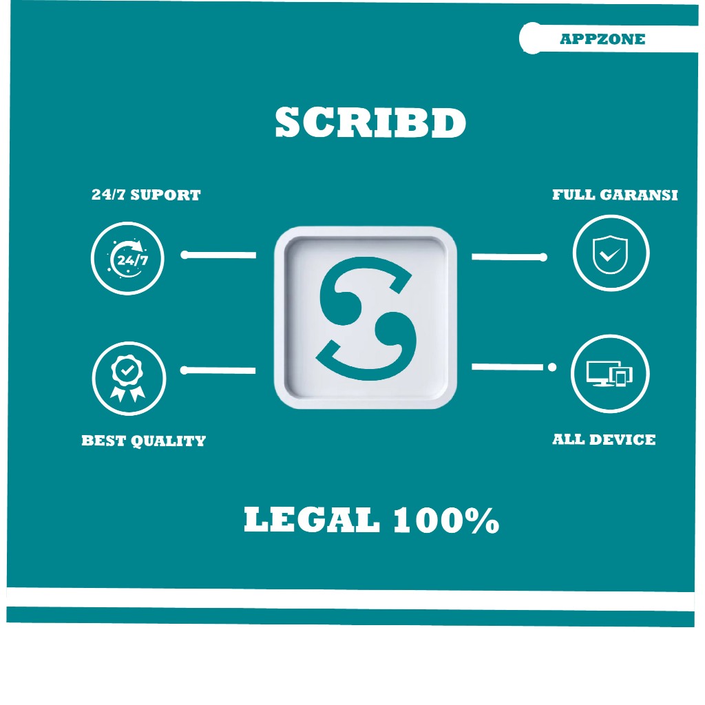 Scribd 1 Bulan Premium, Unlimited Download