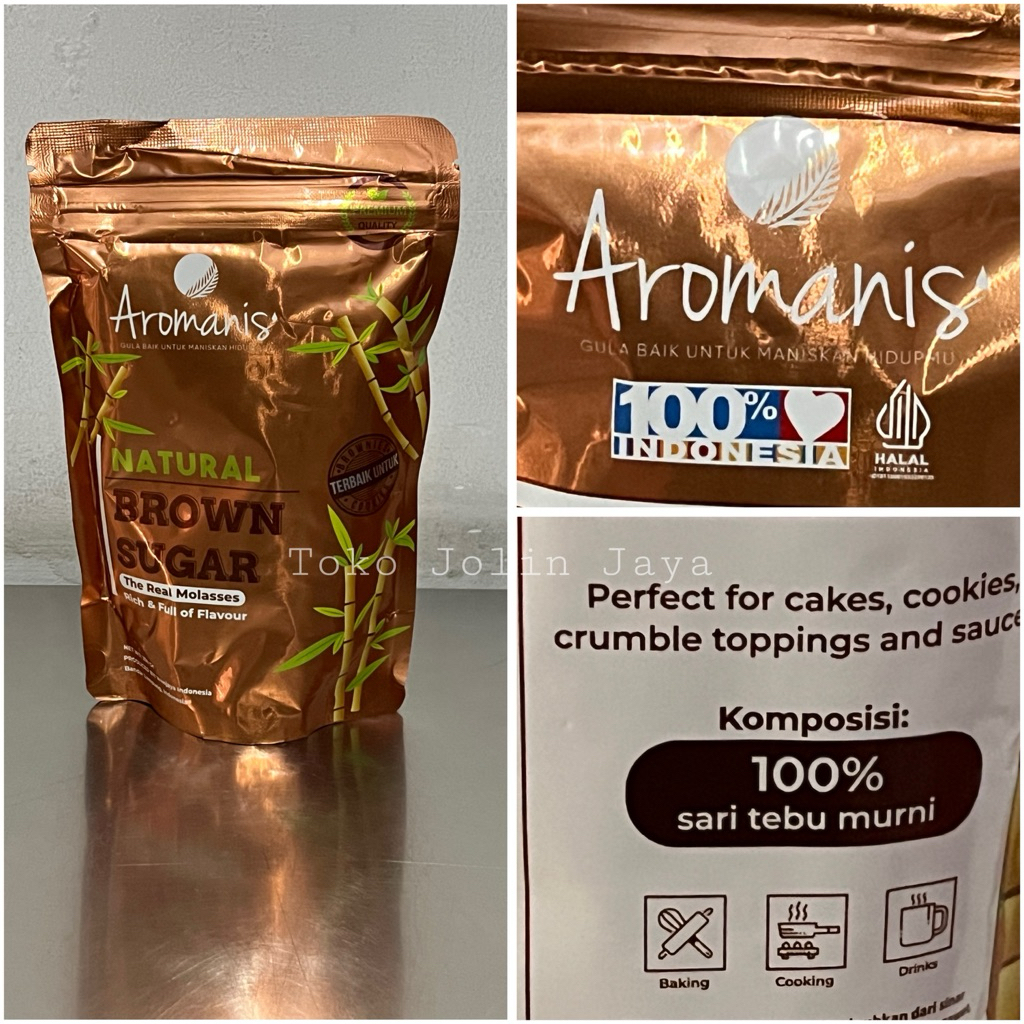 

250g Aromanis Natural Brown Sugar