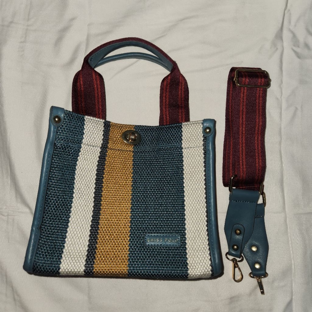 preloved tas handle selempang swiss polo
