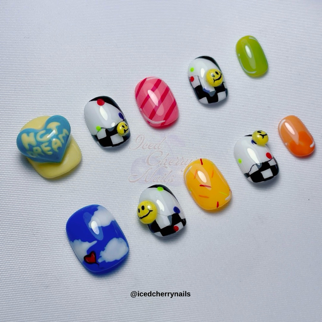 NCT Dream Nails / Kuku palsu - Hello Future