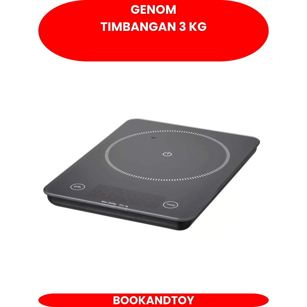 GENOM Timbangan dapur 3 kg
