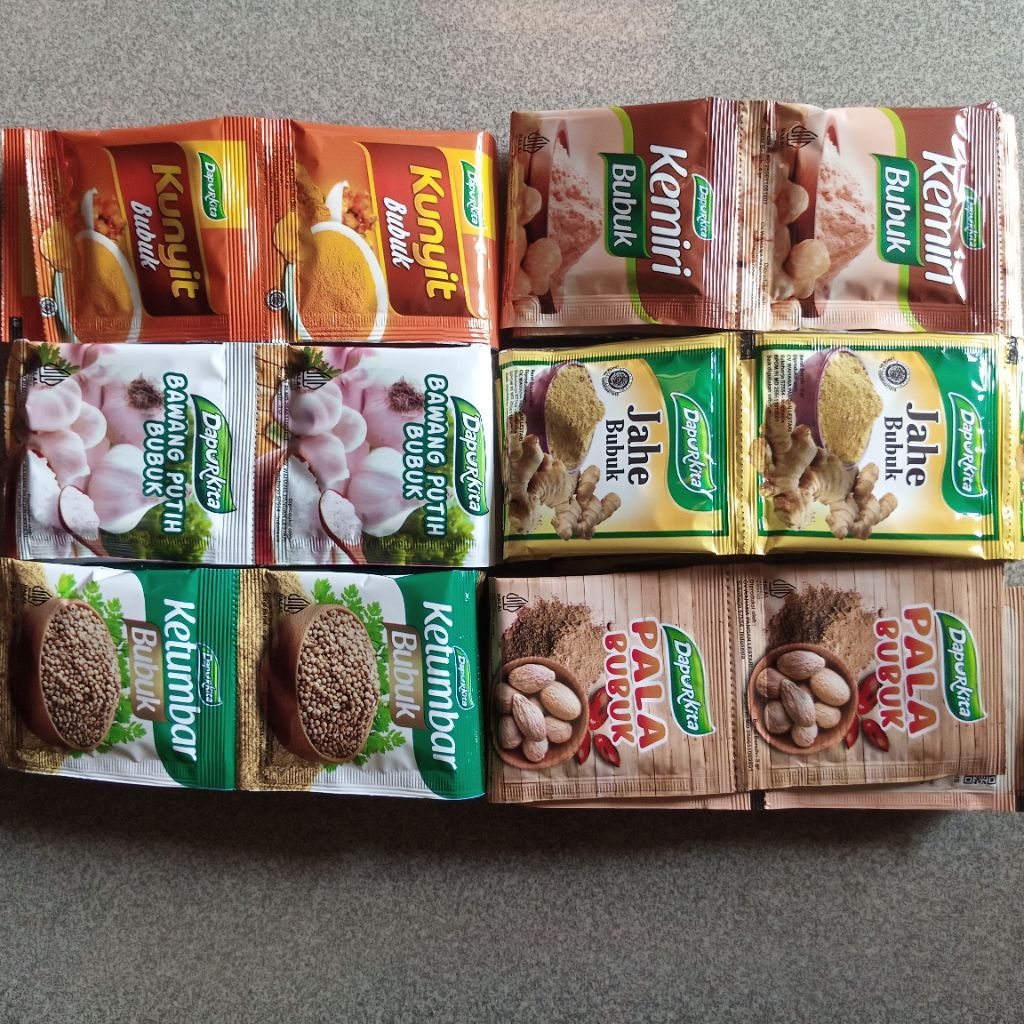 

Paket Bumbu Dapur Dapur Kita Isi 72 Sachet ada 6 Varian