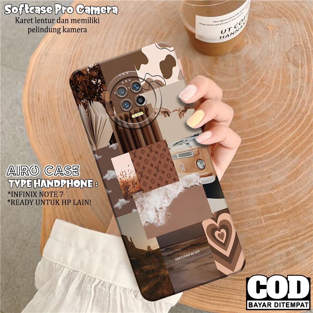 Case INFINIX NOTE 7 - Softcase INFINIX NOTE 7 - Fashion Case AESTHETIC - Casing INFINIX NOTE 7 - Sof