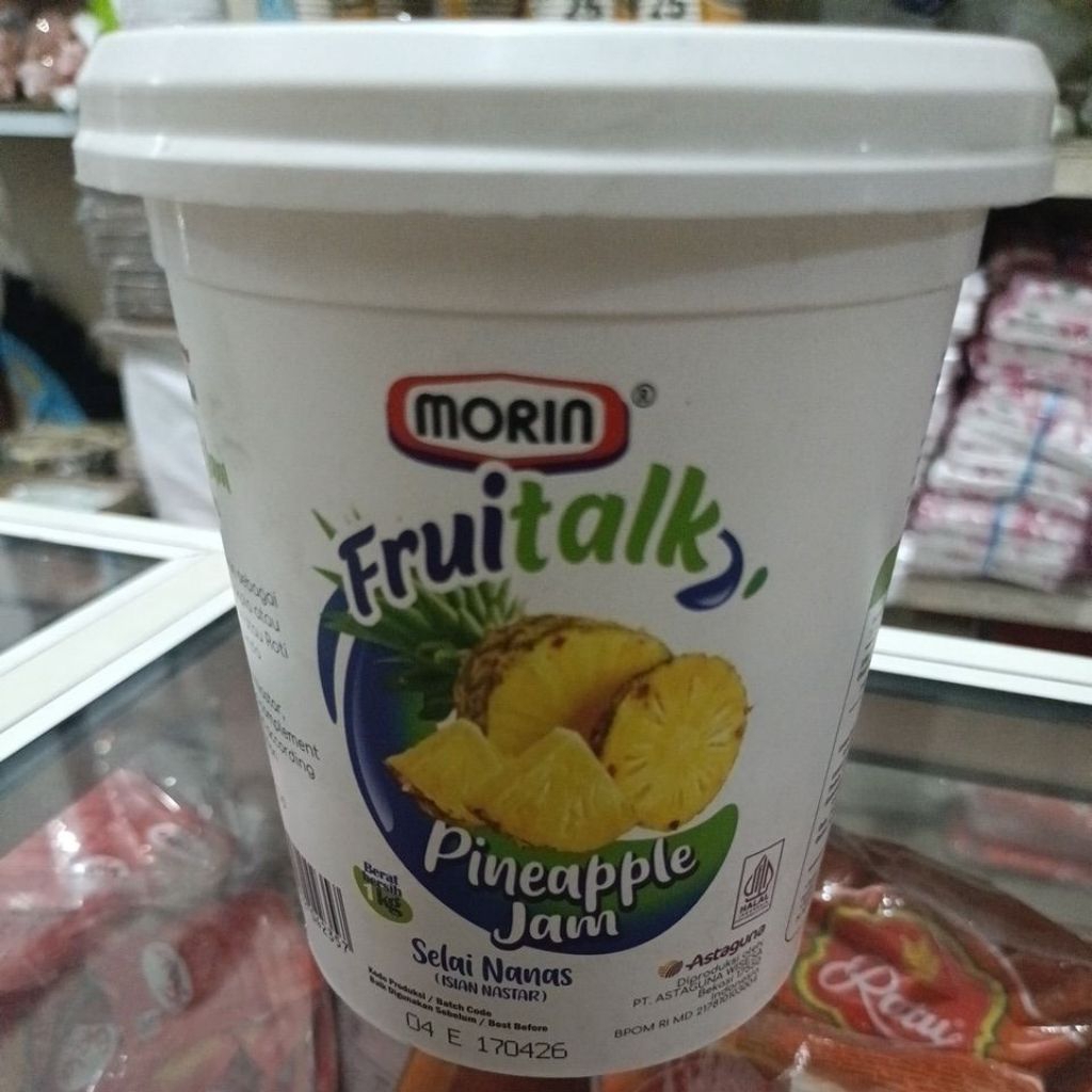 

selai nanas nastar ( Morin ) kemasan 1kg exp 17/4/2026