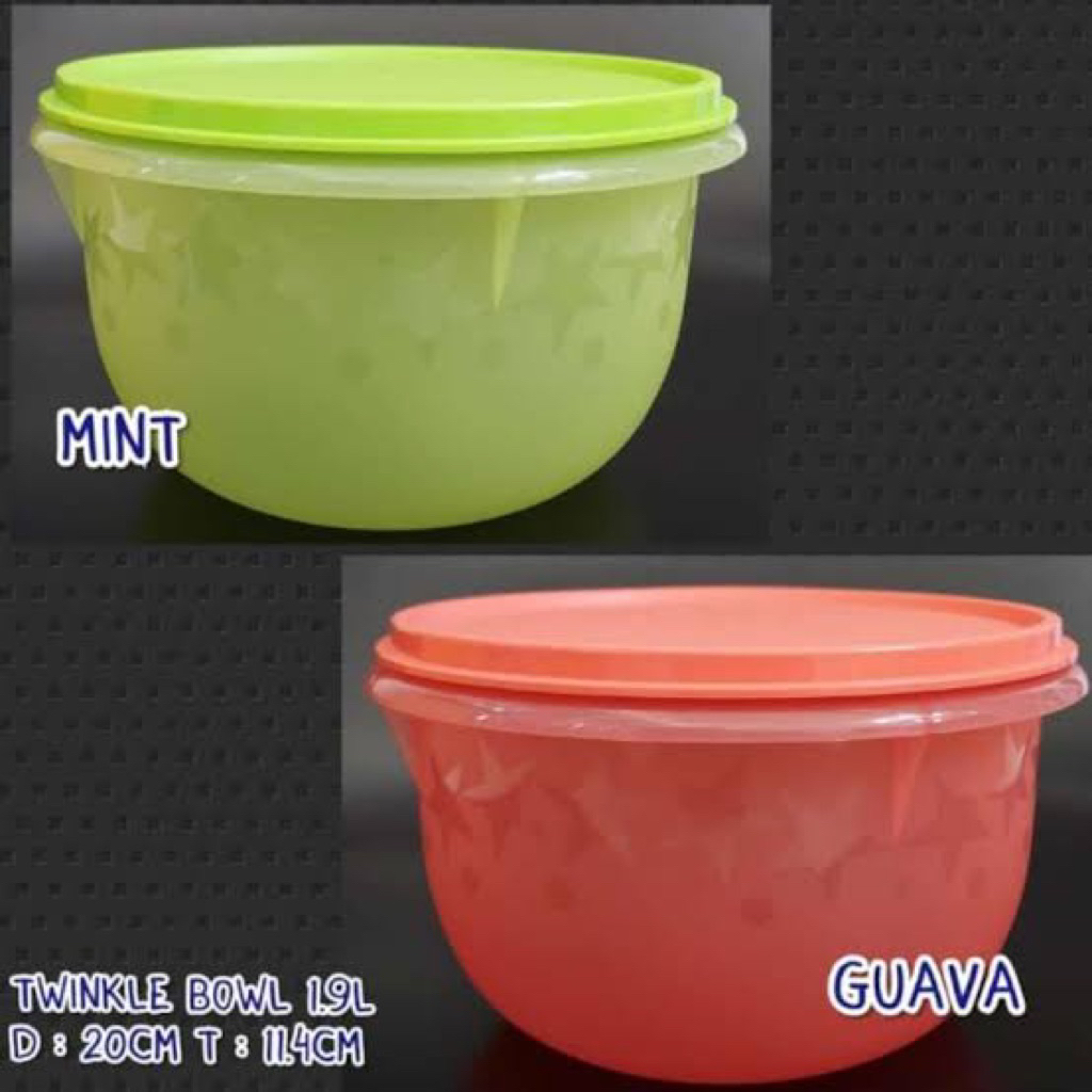 twinkle bowl (1) tupperware