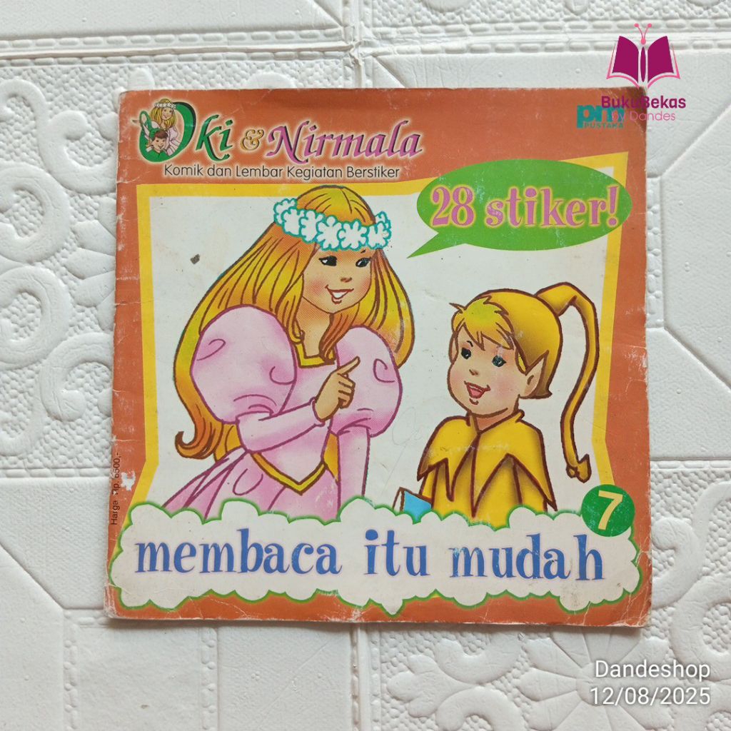 Oki & Nirmala Komik Dan Lembar Kegiatan Berstiker - Membaca Itu Mudah - Buku Anak Bekas Preloved