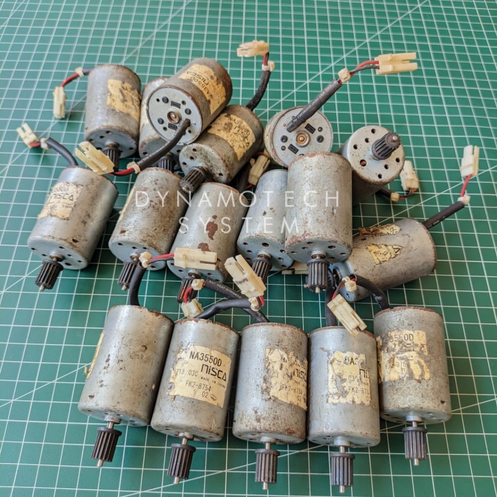 Motor DC Nisca 24V NA3550D – High Torque DC Motor Presisi