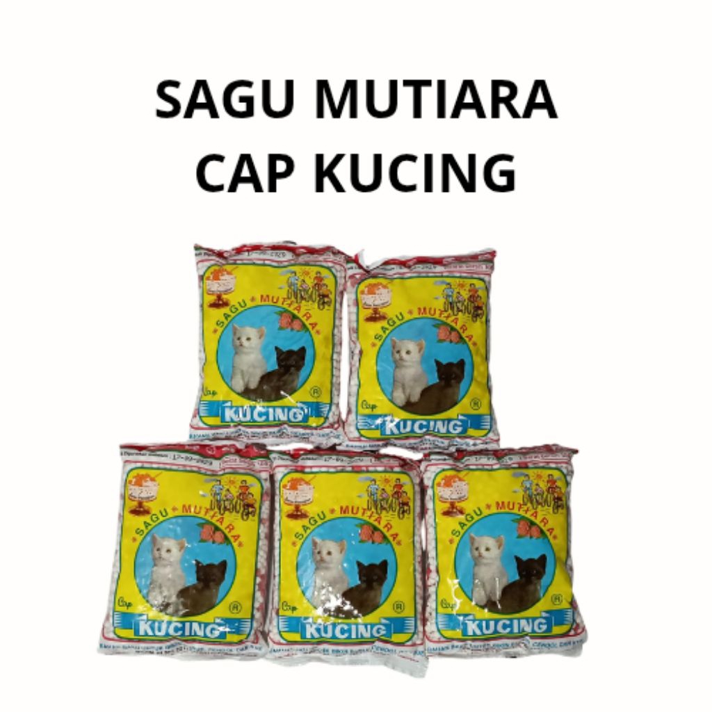 

Sagu Mutiara Cap Kucing 100 gram