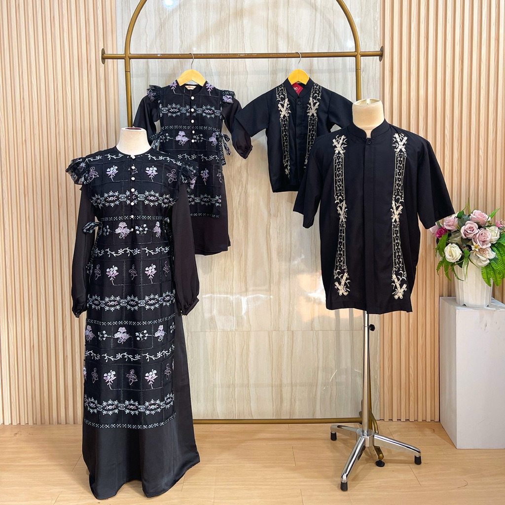 PRE ORDER- JULIANA | NAURA|MARWAH|APRIL DRESS FAMILY SET ALIKA|BAJU LEBARAN SARIMBIT 2025