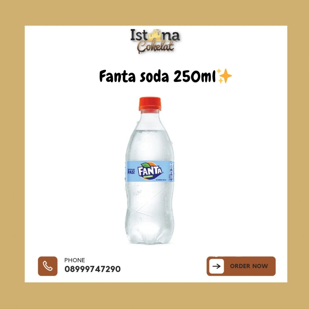 

[Minuman] Fanta Soda Tawar 250 ml