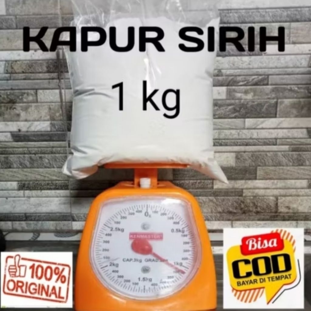 

Kapur Sirih Alami – Serbaguna untuk Masakan & Kebutuhan Rumah 1kg