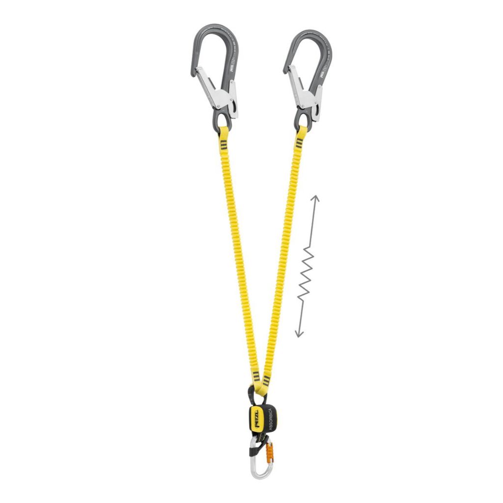 Petzl ABSORBICA-Y Lanyard 150 cm with MGO
