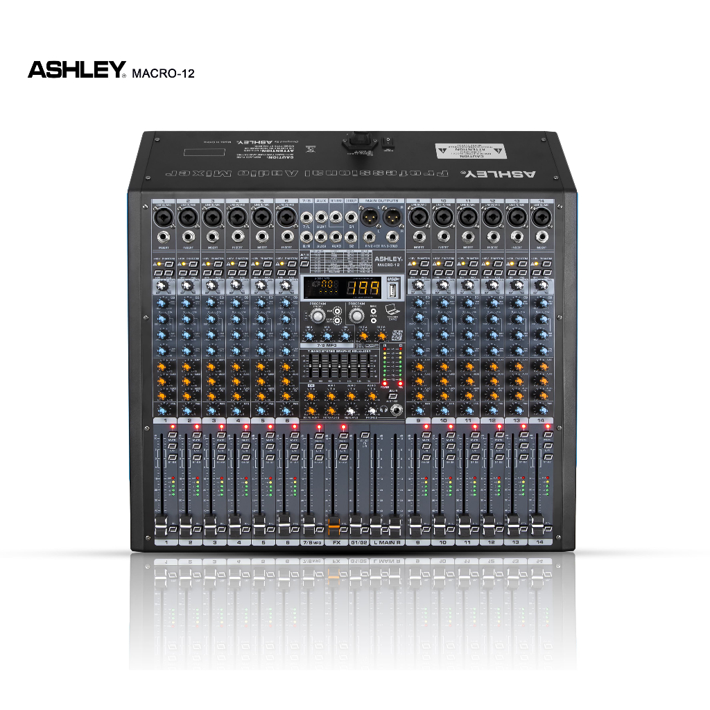 mixer ashley macro 8 macro8 8 channel original
