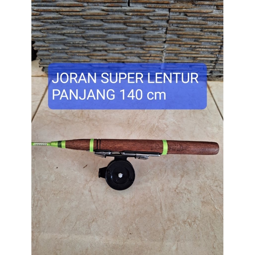 Joran pancing wader ikan kecilan bahan fiber optik super lentur panjang 140cm