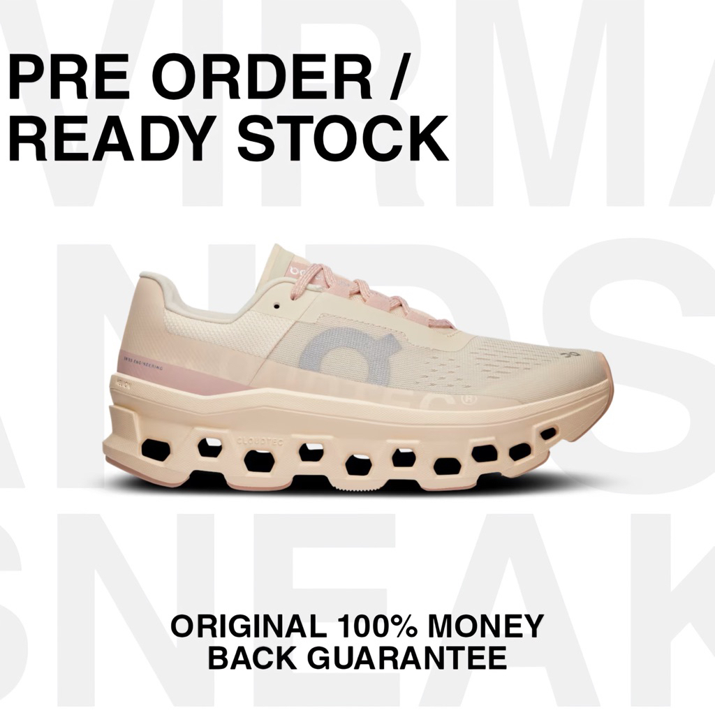 On Cloudmonster Moon Fawn