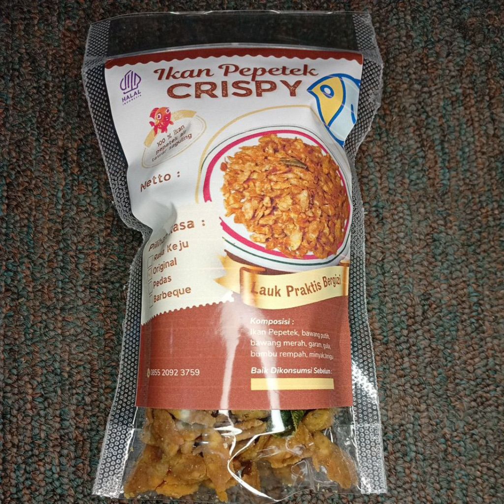 

Ikan Pepetek crispy rasa original