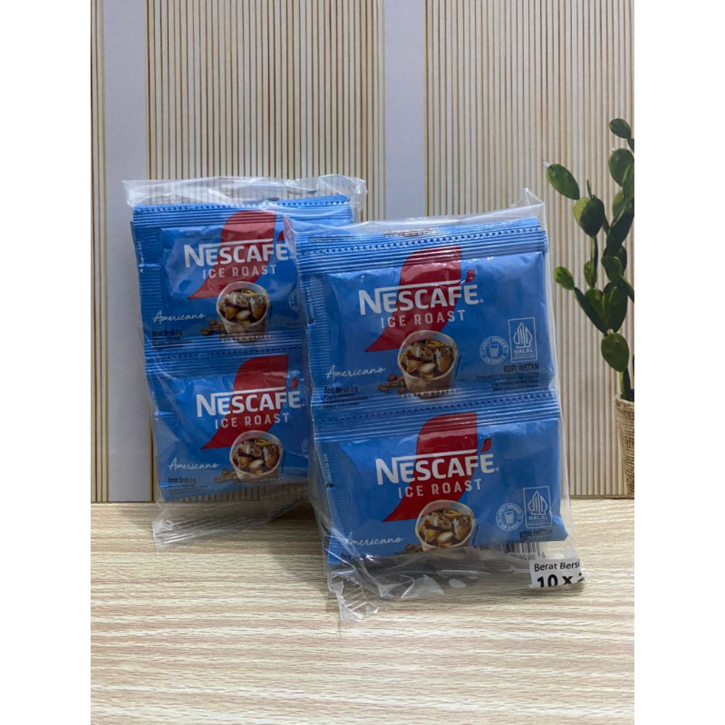 

Paket Bundling 2 Renceng Nescafe Ice Roast Sachet 2g Isi 20 Sachet Coffee