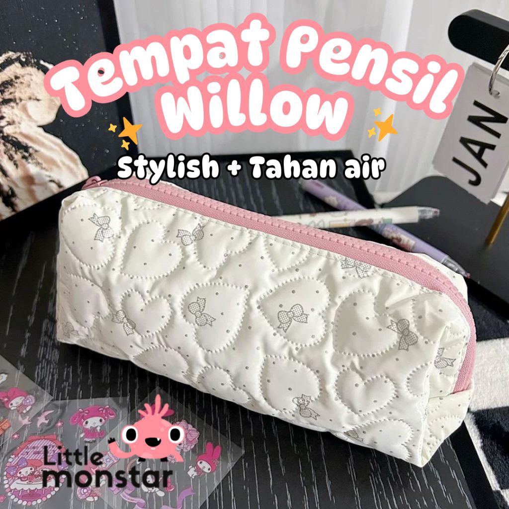 

Tempat Pensil Aesthetic Korea Muat 40 Pensil Tahan Air Model Kekinian