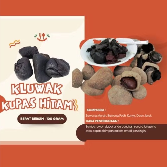 

Kluwek Kupas 100Gram Kluwak Picung Pucung Kepayang Hitam Bumbu Masakan Rawon COD