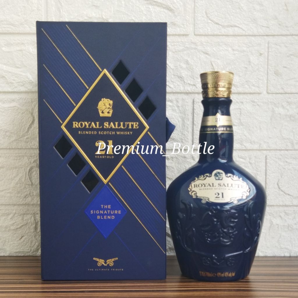 Botol Kosong Royal Salute 21 Years 700ml + Box