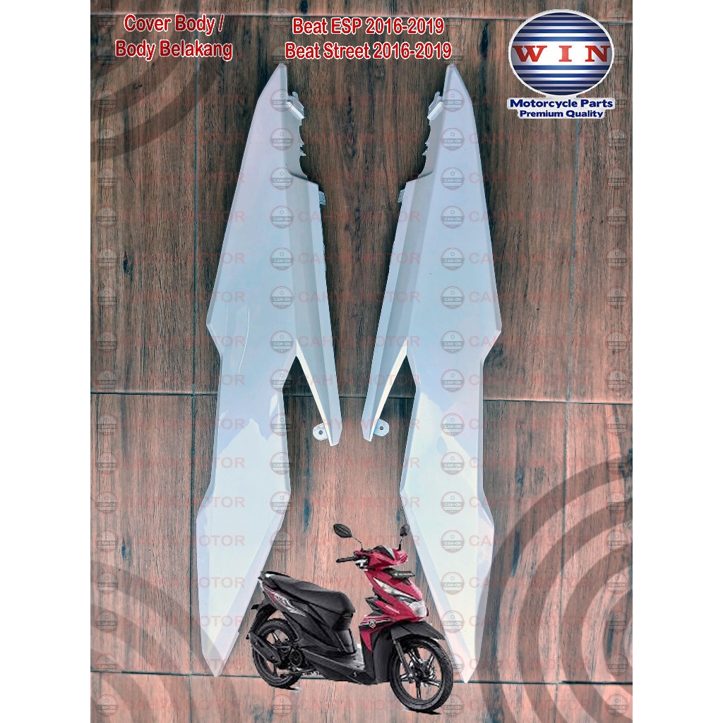Cover Body Body Belakang Beat ESP 2016-2019 Beat Street 16-19 Besar | Cover Body Kecil Beat 2016 WIN