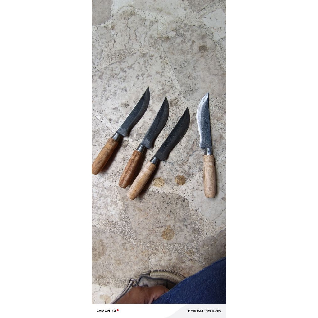 berangan kecil pisau seset baja