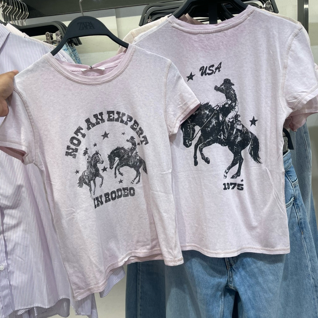 Kaus T-shirt ZARA Women Jastip (jasa titip)