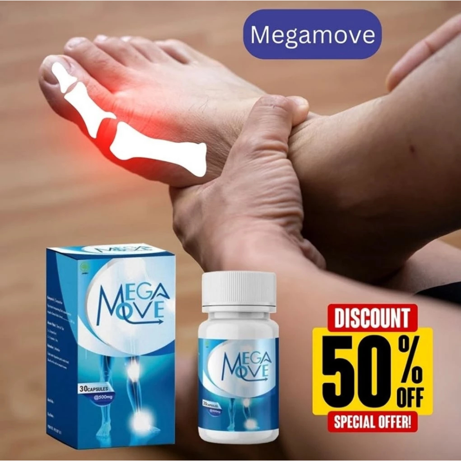 MEGAMOVE Original Asli Obat Sendi Syaraf Herbal / Megamove Original