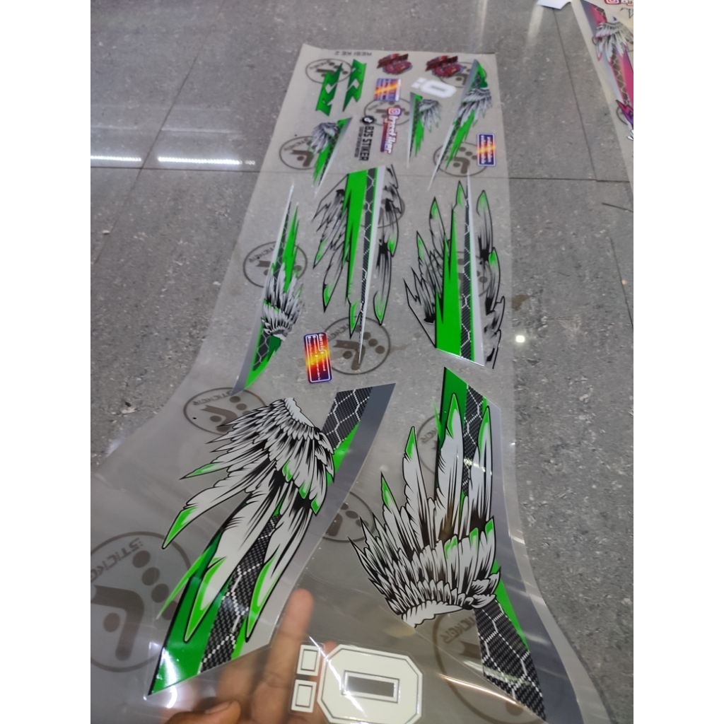 Stiker Ninja RR LAMA Ninja RR OLD / Striping Ninja RR LAMA Ninja RR OLD / Stiker Sticker Decal Ninja