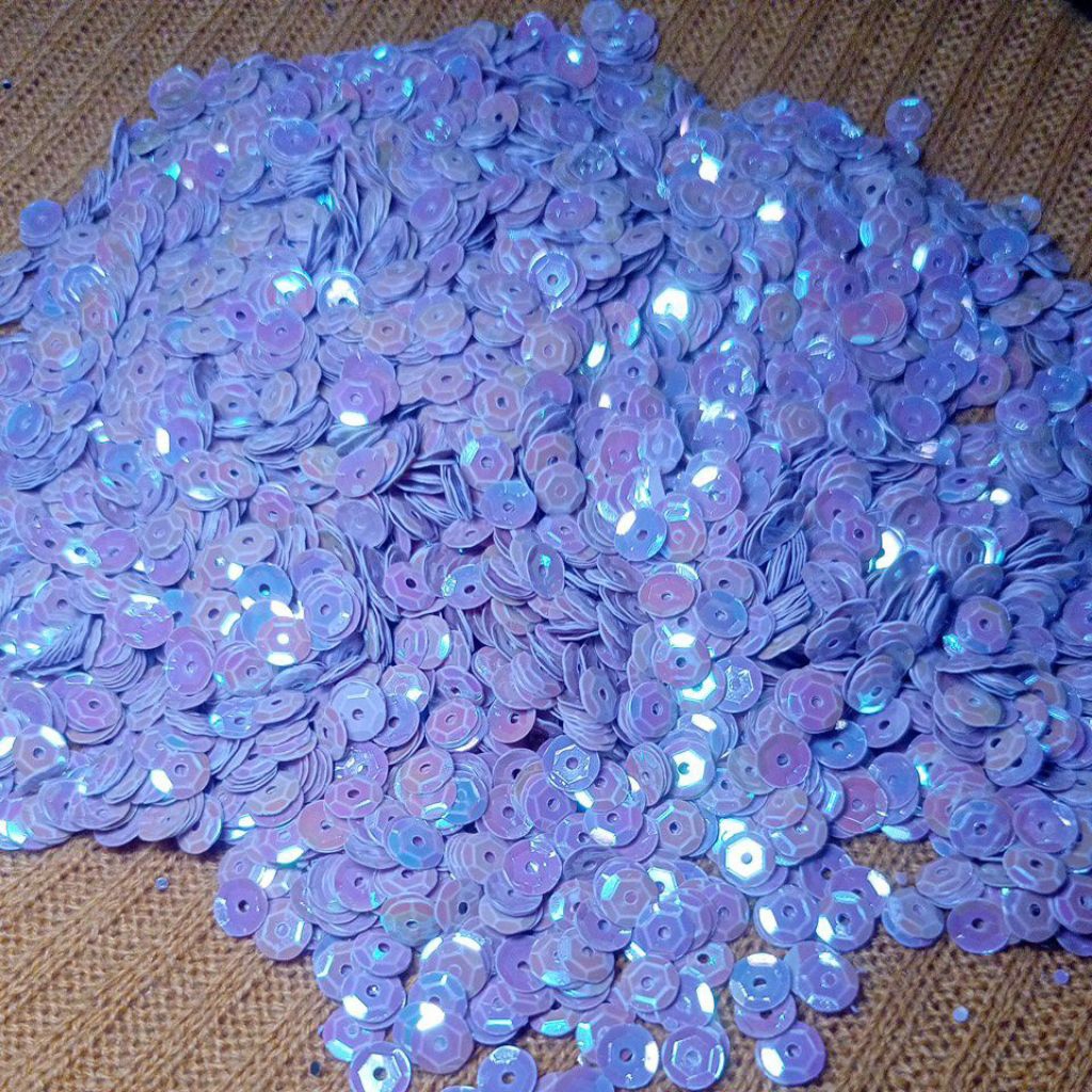 Payet Manik Piring 6 mm (pink)